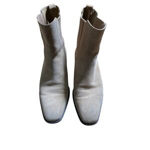 Talbots Richel2 Camel Suede Square Toe Chelsea‎ Ankle Boots Mens 9 B Brazil